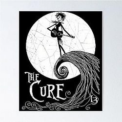 The Cure White Poster