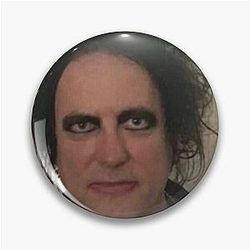 Robert Smith The Cure Pin to Winners of the 1987 Single of the Year Award