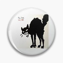 The Cure Lovecats Pin