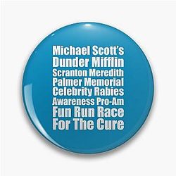 Michael Scott's Dunder Mifflin Scranton Memorial Celebrity Rabies Awareness Pro-Am Fun Run for the Cure Pen Ball