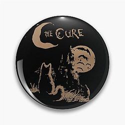 The Cure Cat Music Alt Indie Rock Band Pin