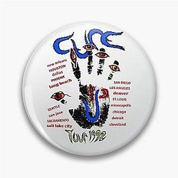The Cure Wish Tour Pin