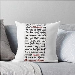The Cure Just Like Heaven Throw Pillow