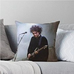 Robert Smith The Cure band Throw Pillow