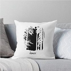 The Cure A Forest Throw Pillow