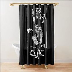 The Hand Shower Curtain