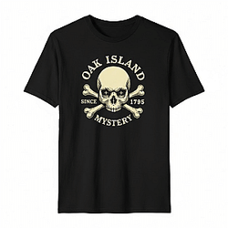 Ancient Mystery Graphic NTAN2801 The Curse Of Oak Island T-Shirts