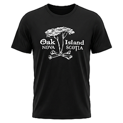Crossbones Oak Tree LA 0405 The Curse Of Oak Island T-Shirts