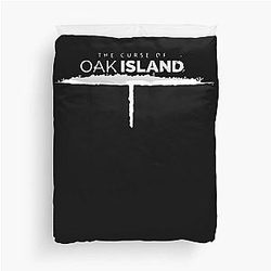 The Curse of Oak Island for Fans Catalog Duvet Cover