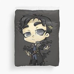 The Darkling Kirigan chibi Duvet Cover