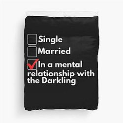 Shadow and Bone - In a mental relationship with the darkling Duvet Cover