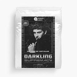 The Darkling Fine Make Me Your Villain Black and White Duvet Cover