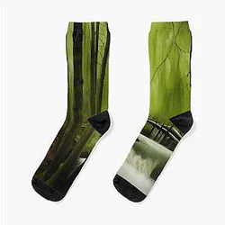 Rapids in the Darkling Wood Socks
