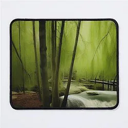 Rapids in the Darkling Wood Mousepad