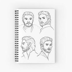 Ben Barnes as The Darkling and Bone: Shadow and Notebook