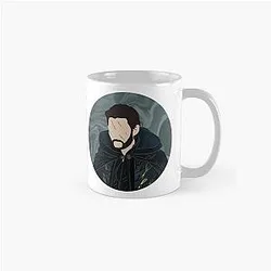 The Darkling Shadow Bone Circle Outline Classic Mug