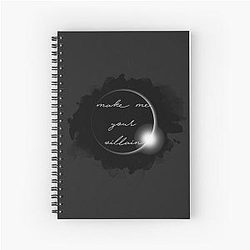Make Me Your Villain The Darkling Grisha Quote Spiral Notebook