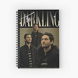 The Darkling Shadow and Bone: The Grisha Trilogy Shirt Spiral Notebook