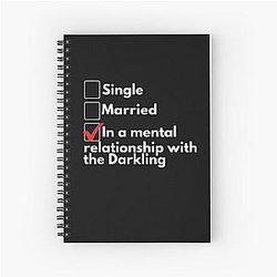 Shadow and Bone Spiral Notebook 
In a mental relationship with the Darkling