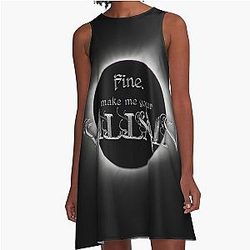 Fine. Make me your villain. The Darkling Shadow Bone A-Line Dress