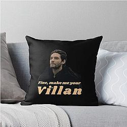 Fine make me your villain The Darkling Aleksei Morozova Shadow and Bone on Netflix Throw Pillow