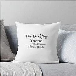 The Darkling Thrush by Thomas Hardy Throw Pillow