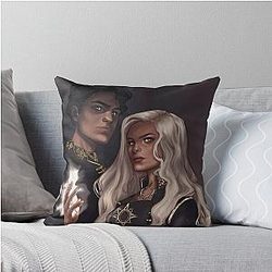 Alina and the Darkling Throw Pillow