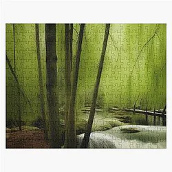 Rapids in the Darkling Wood Jigsaw Puzzle