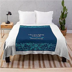 The Darkling Thrush by Thomas Hardy Throw Blanket