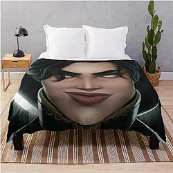 The Darkling Eclipse Throw Blanket