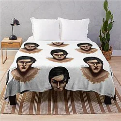 Portrait The Darkling Throw Blanket