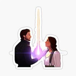 Shadow and Bone Alina and the Darkling Version 2 Sticker