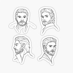 Ben Barnes as the Darkling Shadow and Bone Sticker