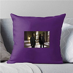 The Da Vinci Code's plot involves a murder at the Louvre The Da Vinci Code Pillows Cover