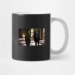 The Da Vinci Code's plot involves a murder at the Louvre The Da Vinci Code Mugs