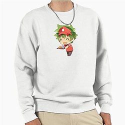 the devil is a part time sado maou chibi pullover sweatshirt