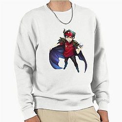 Hataraku Maou-sama Sticker - The Devil is a Part-Timer Sticker Pullover Sweatshirt
