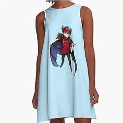 Hataraku Maou-sama Sticker - The Devil Is a Part-Timer Sticker A-Line Dress