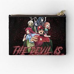 The Devil is a Part-Timer! Design Zipper Pouch
