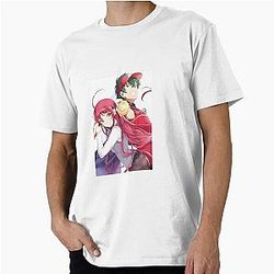 The Devil is a Part-Timer! Emilia Yusa x Sadao Maou Premium T-Shirt