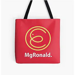 M@r@gRonald - The Devil is Part Timer All Over Print Tote Bag
