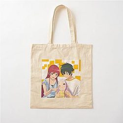 The Devil is a Part-Timer! Emilia x Sadao x Ramilia Family Photo Cotton Tote Bag