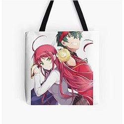 The Devil is a Part Timer! Emilia Yusa x Sadao Maou All Over Print Tote Bag