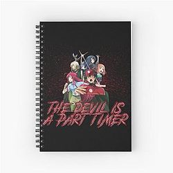 The Devil is a Part-Timer Spiral Notebook