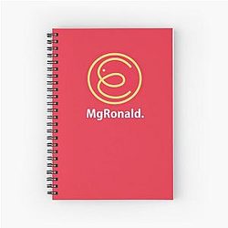 Mickey Ronald - The Devil is a Part-Timer Spiral Notebook