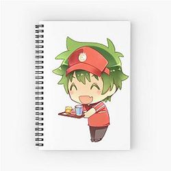 The Devil is a Part-Timer! Spiral Notebook