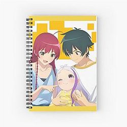 The Devil is a Part-Timer! Emilia x Sadao x Ramos Family Photo Spiral Notebook