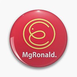 MgRonald - The Devil is Part Timer Pin