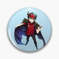Hataraku Maou-sama Sticker - The Devil is a Part-Timer Sticker Pin