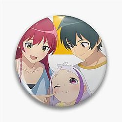 The Devil is a Part-Timer! Emilia x Sadao x Hammers Family Photo Pin